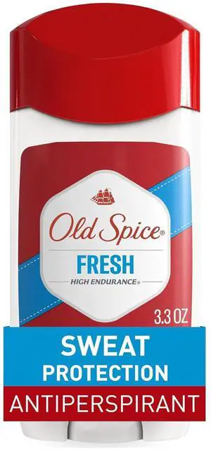 Old Spice High Endurance Antiperspirant Deodorant for Men, Fresh Scent, 24/7 Sweat Defense & Odor Protection, 3.3oz Old Spice High Endurance Antiperspirant Deodorant for Men, Fresh Scent, 24/7 Sweat Defense & Odor Protection, 3.3oz