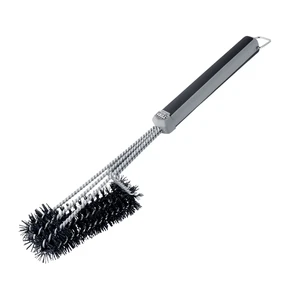 Expert Grill 3-Head Grill Brush, Stainless Steel and Nylon, Gray Expert Grill 3-Head Grill Brush, Stainless Steel and Nylon, Gray