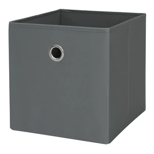 Mainstays Collapsible Fabric Cube Storage Bin, Soothing Grey Mainstays Collapsible Fabric Cube Storage Bin, Soothing Grey