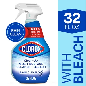 Clorox Clean-Up Multi-Surface All Purpose Cleaner with Bleach, Rain Clean, 32fl oz Clorox Clean-Up Multi-Surface All Purpose Cleaner with Bleach, Rain Clean, 32fl oz