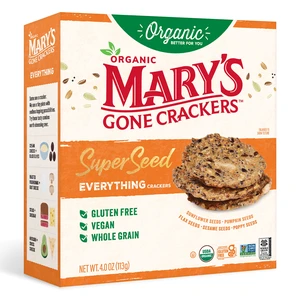 Mary's Gone Crackers Super Seed Organic Gluten Free Everything Crackers 4oz Mary's Gone Crackers Super Seed Organic Gluten Free Everything Crackers 4oz