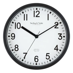 Mainstays Basic Indoor 8.78-Inch Black Analog Round Wall Clock Mainstays Basic Indoor 8.78-Inch Black Analog Round Wall Clock