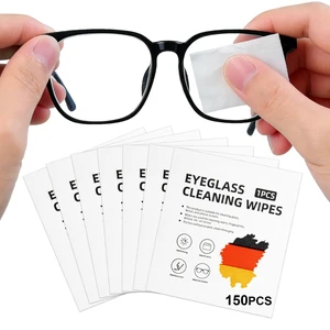 150 Count Wrapped Lens Cleaning Wipes for Eyeglasses, Screens, Cameras 150 Count Wrapped Lens Cleaning Wipes for Eyeglasses, Screens, Cameras