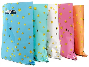 25PCS Party Favor Gift Bags 5 Colors with Star Pattern 25PCS Party Favor Gift Bags 5 Colors with Star Pattern