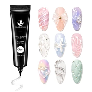 MAGIC ARMOR 15g 3D Nail Sculpting Gel Clear for Nail Art Designs DIY Molding Gel MAGIC ARMOR 15g 3D Nail Sculpting Gel Clear for Nail Art Designs DIY Molding Gel