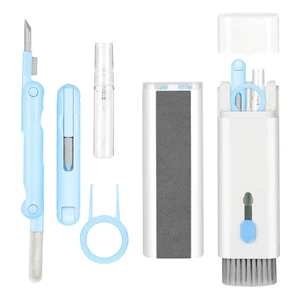 7-in-1 Electronic Cleaner Kit for Monitor, Cell Phone, Headset, Lego, Laptop Camera Lens (Blue) 7-in-1 Electronic Cleaner Kit for Monitor, Cell Phone, Headset, Lego, Laptop Camera Lens (Blue)