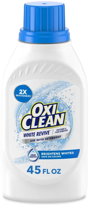 OxiClean White Revive Whitener Laundry Liquid Additive, 45 fl oz OxiClean White Revive Whitener Laundry Liquid Additive, 45 fl oz