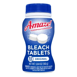 Ultra Concentrated Bleach Tablets, Original Scent, 32 Tablets - AMAZE Ultra Concentrated Bleach Tablets, Original Scent, 32 Tablets - AMAZE