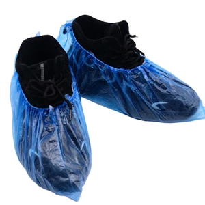 100PCS (50Pairs) Disposable Shoe Covers Waterproof Non-Slip Durable for Indoor Cleaning Real Estate Travel Construction Workplaces Blue 100PCS (50Pairs) Disposable Shoe Covers Waterproof Non-Slip Durable for Indoor Cleaning Real Estate Travel Construction Workplaces Blue