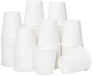 RACETOP 3oz Disposable Paper Mouthwash Cups, 100 Pack RACETOP 3oz Disposable Paper Mouthwash Cups, 100 Pack