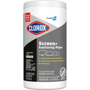 CloroxPro Disinfecting Wipes For Electronics, Citrus Blend Scent, 75 Ct CloroxPro Disinfecting Wipes For Electronics, Citrus Blend Scent, 75 Ct
