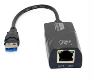 USB 3.0 to Ethernet Adapter, Driver Free 10/100/1000 Mbps Network RJ45 LAN Wired Gigabit Ethernet Adapter for Windows 10, 8.1, 7, XP, Linux, Mac OS, Chrome OS USB 3.0 to Ethernet Adapter, Driver Free 10/100/1000 Mbps Network RJ45 LAN Wired Gigabit Ethernet Adapter for Windows 10, 8.1, 7, XP, Linux, Mac OS, Chrome OS