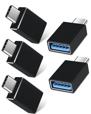 5Pack USB C to USB Adapters, Type C to USB 3.0 USBC Adapter Side by Side Male to USB 3.0 Female Typec Adaptor for MacBook Pro/Air 2021, iMac iPad Mini 6, Thunderbolt 3/4 Type C OTG Adaptador Converter 5Pack USB C to USB Adapters, Type C to USB 3.0 USBC Adapter Side by Side Male to USB 3.0 Female Typec Adaptor for MacBook Pro/Air 2021, iMac iPad Mini 6, Thunderbolt 3/4 Type C OTG Adaptador Converter