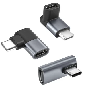 USB C 90 Degree Adapter 3Pack,100W Right Angle Extender,Type C Male to USBC Female Connector,40Gbps USB4 Thunderbolt 4 3 Extension Converter for iPhone 17 17e 16,MacBook,Steam,Switch,Laptop USB C 90 Degree Adapter 3Pack,100W Right Angle Extender,Type C Male to USBC Female Connector,40Gbps USB4 Thunderbolt 4 3 Extension Converter for iPhone 17 17e 16,MacBook,Steam,Switch,Laptop