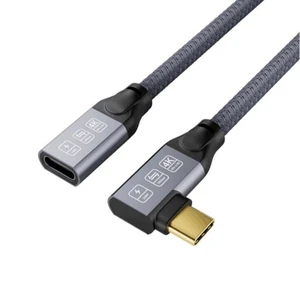 USB C Extension Cable Line Right Angled/Straight Head 240W Fast Charging and 20Gbps Data Transfer for Phone 16 USB C Extension Cable Line Right Angled/Straight Head 240W Fast Charging and 20Gbps Data Transfer for Phone 16