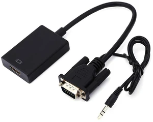 goodstumbler 1080P HD VGA to Hdmi Adapter Converter with USB Cable, Vga to Displayport Adapter for PC Computer, Notebook, DVD Player Etc. goodstumbler 1080P HD VGA to Hdmi Adapter Converter with USB Cable, Vga to Displayport Adapter for PC Computer, Notebook, DVD Player Etc.
