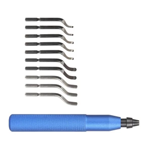 3D Printing Model Trimming Scraper 10 Pack Inserts for Metal Resin Aluminum Copper Deburring and Finishing Metal Deburring Tool 3D Printing Model Trimming Scraper 10 Pack Inserts for Metal Resin Aluminum Copper Deburring and Finishing Metal Deburring Tool