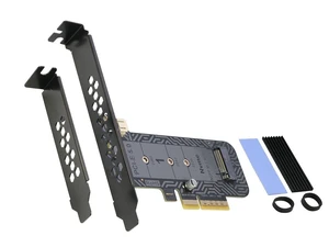 M Key M.2 PCIe NGFF SSD to PCI-e Express 5.0 x4 Adapter Card Controller with Heatsink for 2230 2242 2260 2280 mm M Key M.2 PCIe Based AHCI NVMe SSD M Key M.2 PCIe NGFF SSD to PCI-e Express 5.0 x4 Adapter Card Controller with Heatsink for 2230 2242 2260 2280 mm M Key M.2 PCIe Based AHCI NVMe SSD