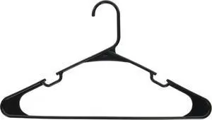 Mainstays Black Plastic Clothes Hangers, 50-Count, Lightweight and Durable Mainstays Black Plastic Clothes Hangers, 50-Count, Lightweight and Durable