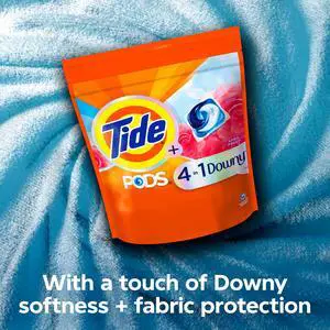Tide PODS Laundry Detergent Pacs with a Touch of Downy Freshness, 3X Cleaning Power, 11 Count Tide PODS Laundry Detergent Pacs with a Touch of Downy Freshness, 3X Cleaning Power, 11 Count