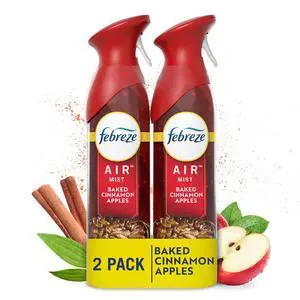 Febreze Air Freshener Spray, Baked Cinnamon Apple Scent, 8.1oz, 2 Count Febreze Air Freshener Spray, Baked Cinnamon Apple Scent, 8.1oz, 2 Count