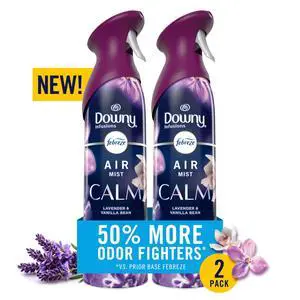 Febreze Air Mist Air Freshener Spray, Downy Calm, 8.1oz, 2 Count Febreze Air Mist Air Freshener Spray, Downy Calm, 8.1oz, 2 Count