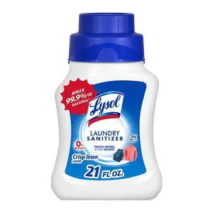 Lysol Laundry Sanitizer Additive, Sanitizing Liquid for Clothes and Linens, Crisp Linen, 21 fl oz Lysol Laundry Sanitizer Additive, Sanitizing Liquid for Clothes and Linens, Crisp Linen, 21 fl oz