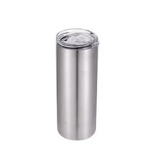 25 fl oz Double Wall Stainless Steel Slim Tumbler, Slider lid 25 fl oz Double Wall Stainless Steel Slim Tumbler, Slider lid