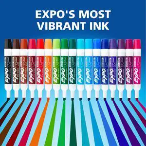EXPO Dry Erase Markers, Chisel Tip, Assorted Colors, 4 Count EXPO Dry Erase Markers, Chisel Tip, Assorted Colors, 4 Count