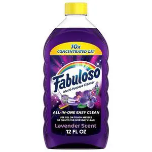 Fabuloso 10X Concentrated Gel, Multi-Purpose Cleaner, Toilet Cleaner, Floor Cleaner, Lavender Scent, 12 fl oz Bottle Fabuloso 10X Concentrated Gel, Multi-Purpose Cleaner, Toilet Cleaner, Floor Cleaner, Lavender Scent, 12 fl oz Bottle
