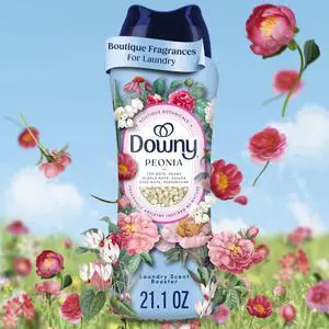 Downy Laundry Scent Beads Boutique Botanicals In-Wash Scent Booster, Peonia Scent, 21.1 oz Downy Laundry Scent Beads Boutique Botanicals In-Wash Scent Booster, Peonia Scent, 21.1 oz