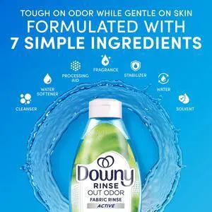 Downy Rinse Out Odor Laundry Rinse, Active Fresh Scent, 48 fl oz Downy Rinse Out Odor Laundry Rinse, Active Fresh Scent, 48 fl oz