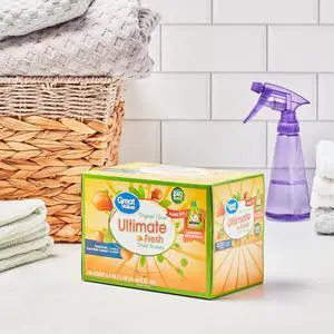 Great Value Ultimate Fresh Dryer Sheets, Original Clean, 240 Count, Compare to Gain® Great Value Ultimate Fresh Dryer Sheets, Original Clean, 240 Count, Compare to Gain®