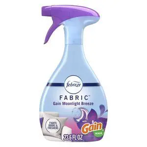 Febreze Fabric Spray Odor-Fighting Multi-Use Air Freshener for Couch and Linen, Sneaker Balls Alternative, Gain Moonlight Breeze Scent, 23.6 fl oz Febreze Fabric Spray Odor-Fighting Multi-Use Air Freshener for Couch and Linen, Sneaker Balls Alternative, Gain Moonlight Breeze Scent, 23.6 fl oz