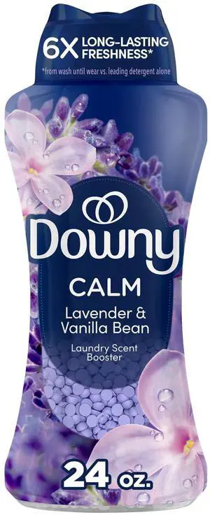 Downy Infusions Calm Lavender and Vanilla Bean Scent In-Wash Laundry Scent Booster Beads, 24 oz Downy Infusions Calm Lavender and Vanilla Bean Scent In-Wash Laundry Scent Booster Beads, 24 oz