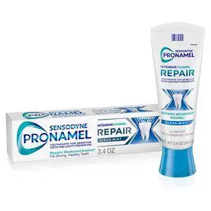 Sensodyne Pronamel Intensive Enamel Repair Sensitive Toothpaste for Adults, Clean Mint, 3.4 oz Sensodyne Pronamel Intensive Enamel Repair Sensitive Toothpaste for Adults, Clean Mint, 3.4 oz