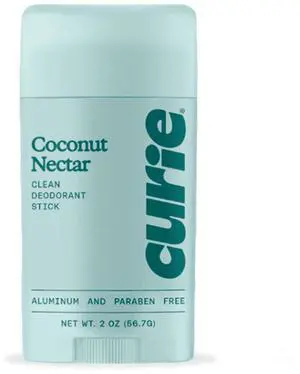 Curie Clean Deodorant Stick, Aluminum-Free, Coconut Nectar, for Men and Women, 2 oz Curie Clean Deodorant Stick, Aluminum-Free, Coconut Nectar, for Men and Women, 2 oz