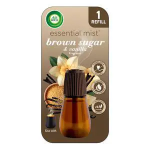 Air Wick Essential Mist Cordless Diffuser Refill, Brown Sugar and Vanilla Scented Oil, 1 Count Air Wick Essential Mist Cordless Diffuser Refill, Brown Sugar and Vanilla Scented Oil, 1 Count