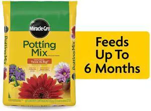 Miracle-Gro Potting Mix 25 qt for Indoor or Outdoor Potted Plants Flowers Shrubs Miracle-Gro Potting Mix 25 qt for Indoor or Outdoor Potted Plants Flowers Shrubs