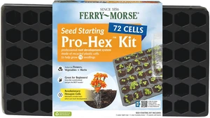 Ferry Morse Pro-Hex 72-Cell Seed Starting Tray Reusable Plastic Ferry Morse Pro-Hex 72-Cell Seed Starting Tray Reusable Plastic