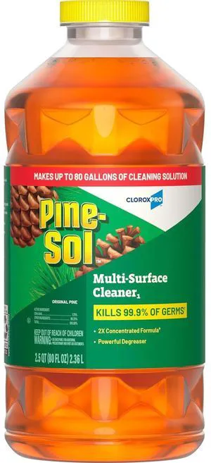 CloroxPro Pine-Sol Original Pine Multi-Surface Cleaner, 80 fl. oz. CloroxPro Pine-Sol Original Pine Multi-Surface Cleaner, 80 fl. oz.