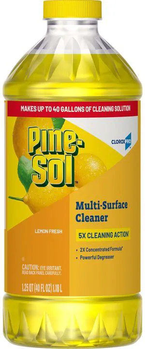 CloroxPro Pine-Sol Multi-Surface Cleaner, Lemon Fresh, 40 fl. oz. CloroxPro Pine-Sol Multi-Surface Cleaner, Lemon Fresh, 40 fl. oz.