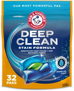 ARM & HAMMER Deep Clean Stain Formula Laundry Detergent Power Paks ARM & HAMMER Deep Clean Stain Formula Laundry Detergent Power Paks