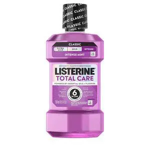 Listerine Total Care Anticavity Mouthwash Intense Mint 8.5 fl.oz/250 mL Listerine Total Care Anticavity Mouthwash Intense Mint 8.5 fl.oz/250 mL