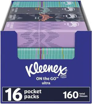 Kimberly-Clark 11975 Kleenex White Facial Tissue, Pack of 16 Kimberly-Clark 11975 Kleenex White Facial Tissue, Pack of 16