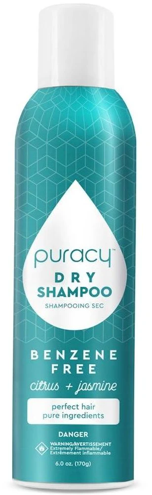 Puracy Natural Dry Shampoo - Plant-Powered, Volumizing, Revitalizing, Oil Absorbing, Benzene-Free, Non-Toxic, All Hair Types, Citrus & Jasmine, 6 oz Puracy Natural Dry Shampoo - Plant-Powered, Volumizing, Revitalizing, Oil Absorbing, Benzene-Free, Non-Toxic, All Hair Types, Citrus & Jasmine, 6 oz
