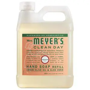 Mrs. Meyer's Clean Day Hand Soap Refill, Geranium Scent, 33 Fl Oz Bottle Mrs. Meyer's Clean Day Hand Soap Refill, Geranium Scent, 33 Fl Oz Bottle