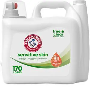 ARM & HAMMER Sensitive Skin Free & Clear Liquid Laundry Detergent ARM & HAMMER Sensitive Skin Free & Clear Liquid Laundry Detergent