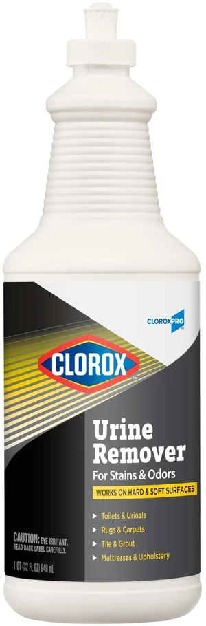 CloroxPro Clorox Urine Remover for Stains and Odors, Pull Top, 32 Ounces CloroxPro Clorox Urine Remover for Stains and Odors, Pull Top, 32 Ounces