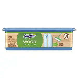 Swiffer Heavy Duty Wet Multi-Surface Cloth Refills for Hardwood Floors, 20 Count Swiffer Heavy Duty Wet Multi-Surface Cloth Refills for Hardwood Floors, 20 Count